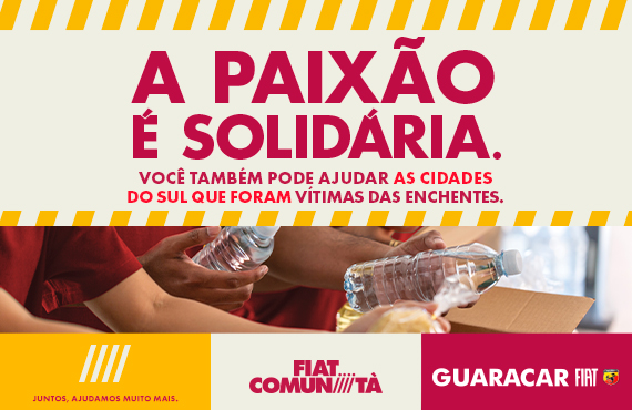 Guaracar Fiat é ponto de coleta para doações em apoio as vítimas das enchentes no Rio Grande do Sul